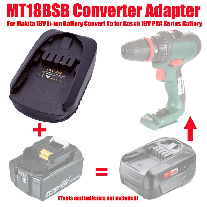 Power Tools Bosch - Adapter baterii ALASICKA MT18BSB do Makita