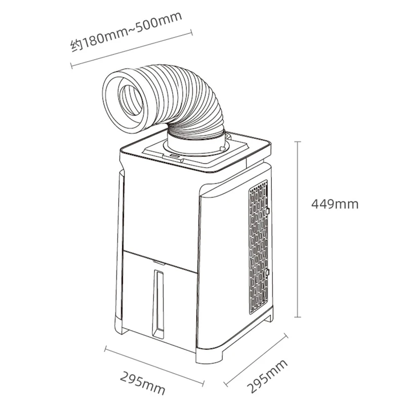 Air Compressor Mini - Przenośna Chłodziarka Biurkowa Kempingowa Klimatyzacja Mobilna