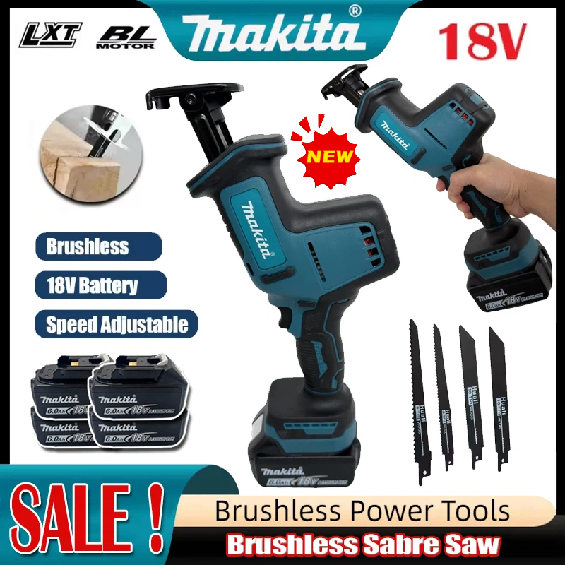 Reciprocating Saw Cordless - Piła szablasta akumulatorowa Makita 2026, bezszczotkowa,