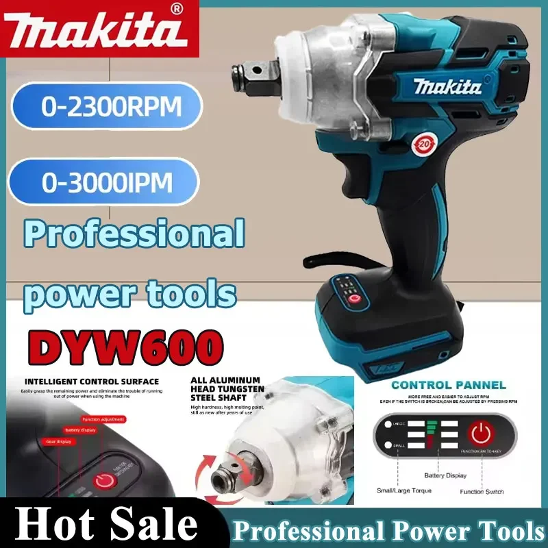 Power Tools Impact - Klucz udarowy akumulatorowy Makita DTW600, 280