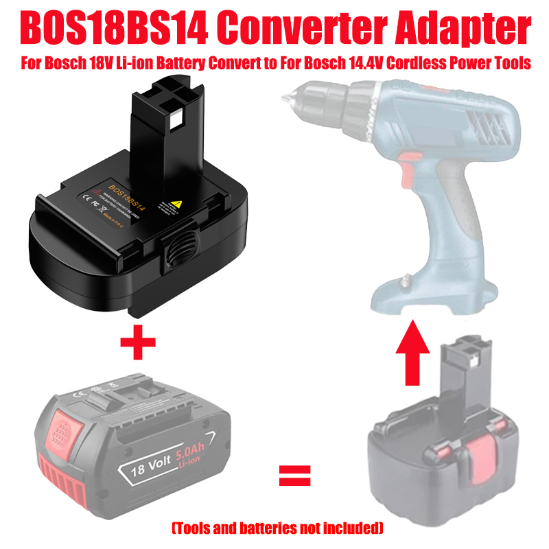 Power Tools Bosch - Adapter baterii ALASICKA BOS18BS14 do akumulatorów