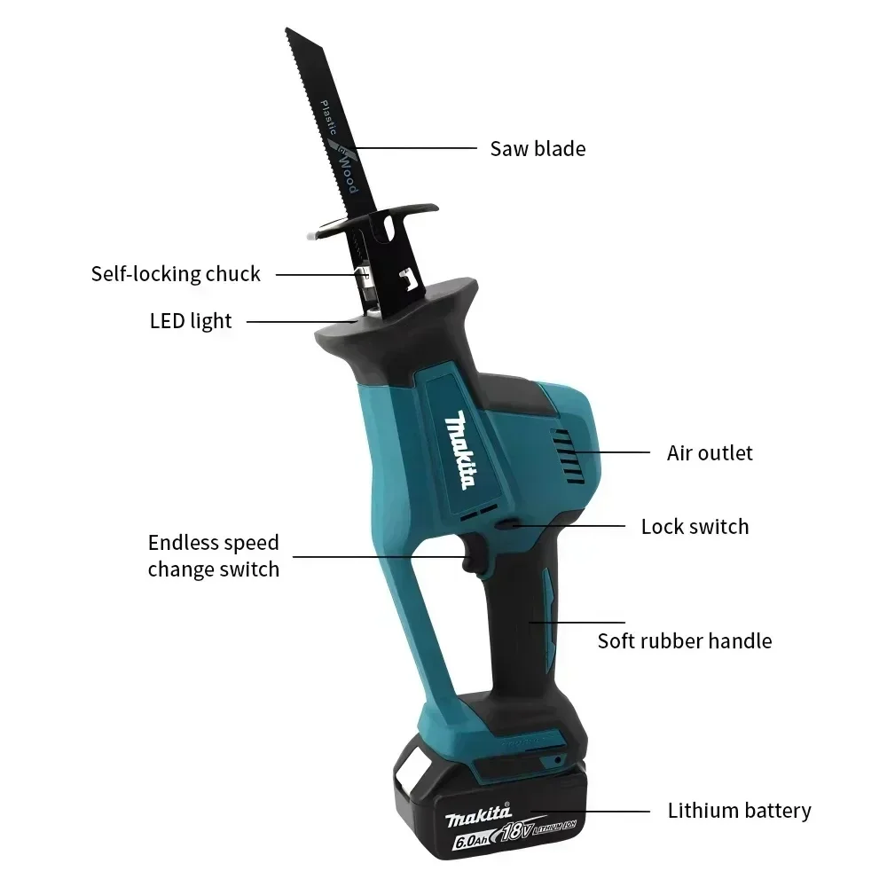 Makita DJR189 18V LXT Bezszczo – Reciprocating Saw Cordless recenzja i cena