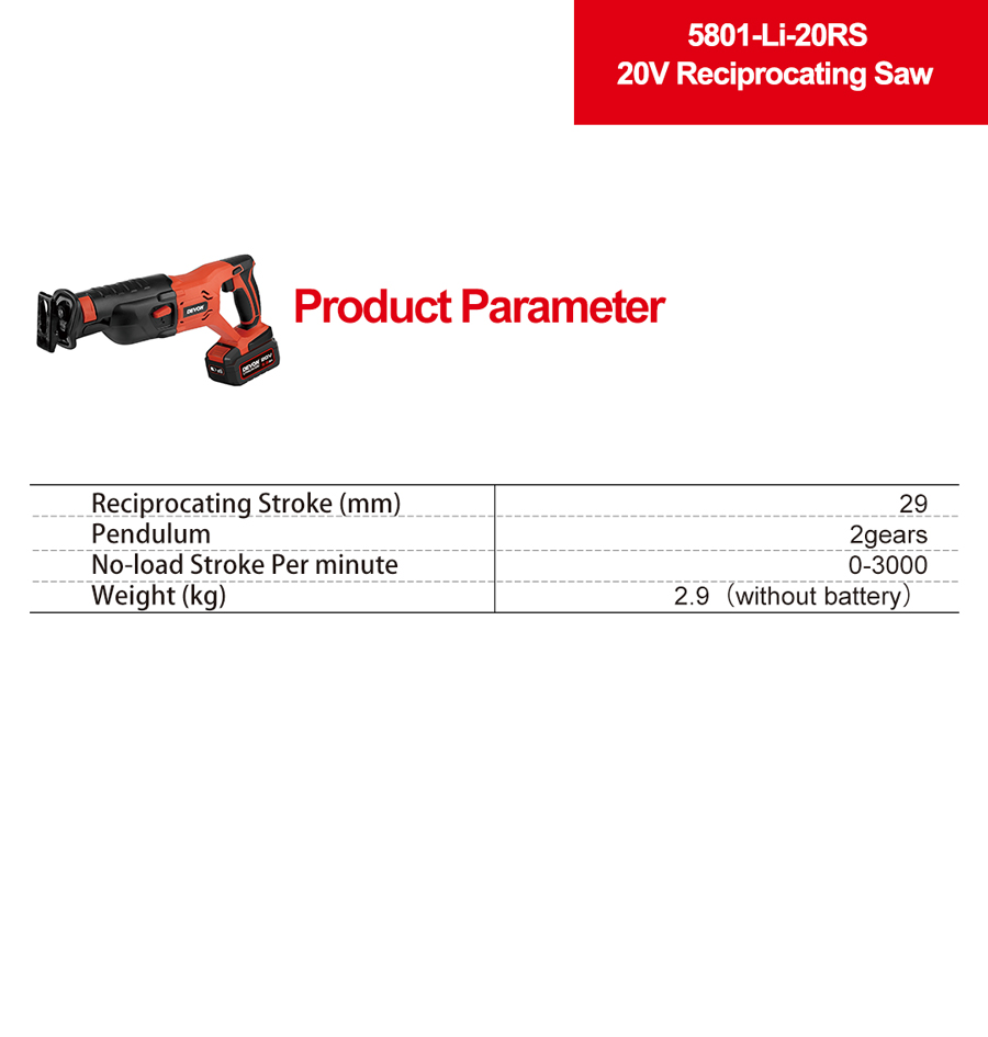 Marki narzędzi elektrycznych n – Reciprocating Saw Cordless recenzja i cena