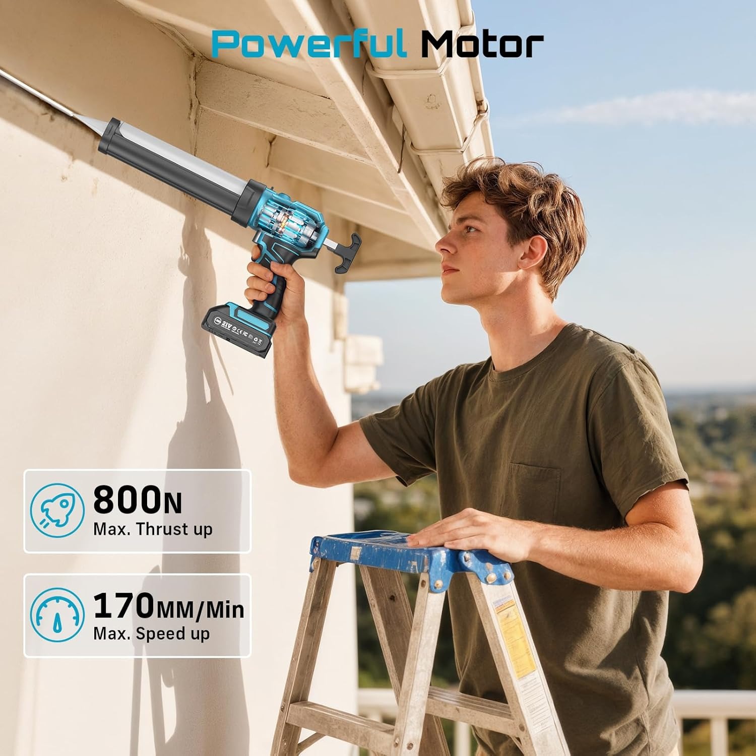 Elektryczny pistolet do uszcze – Power Tools Diy recenzja i cena