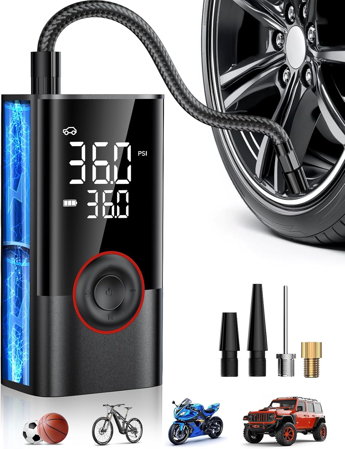 Przenośny Bezprzewodowy Kompre – Air Compressor Mini recenzja i cena
