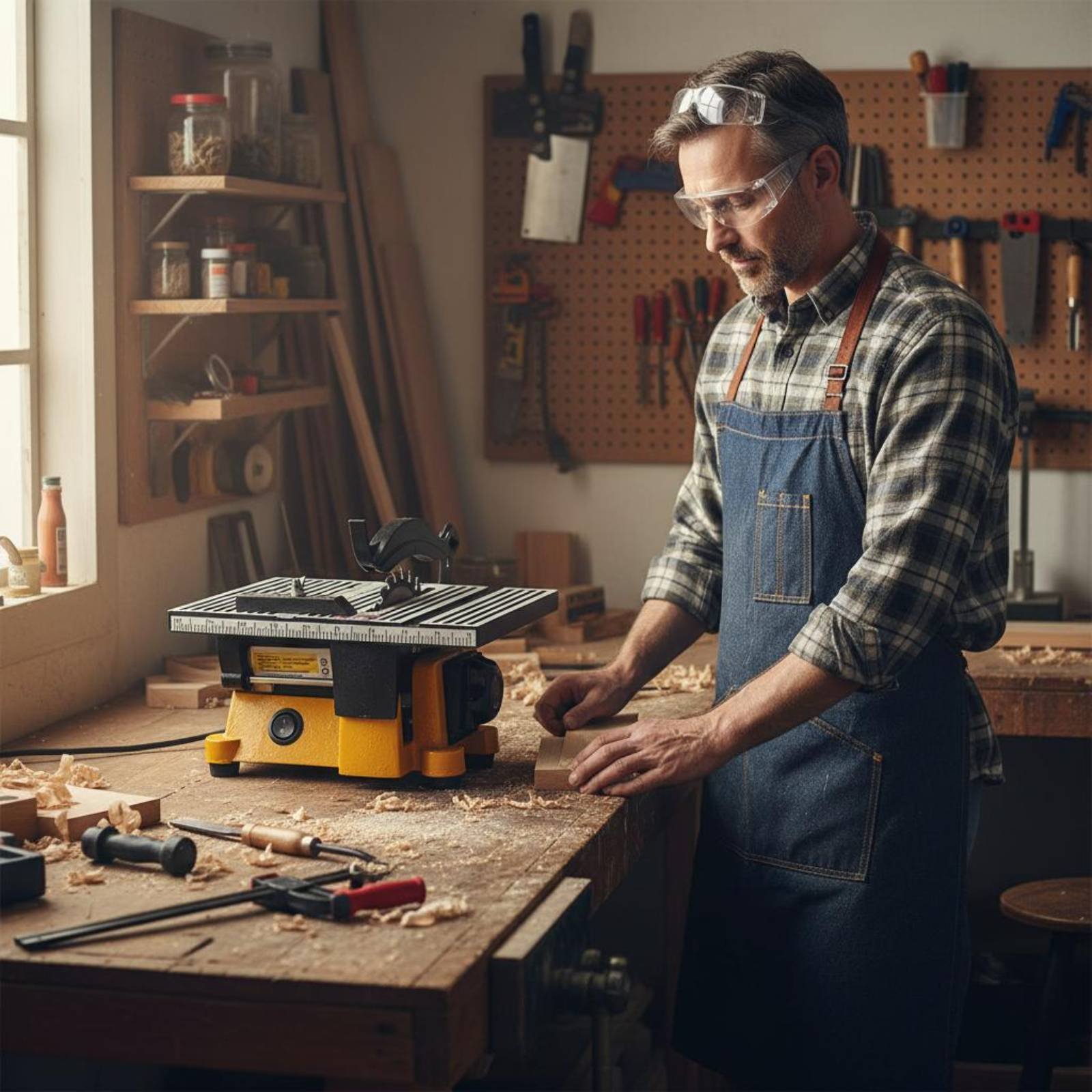 Mini piła stołowa przenośna, m – Power Tools Diy recenzja i cena
