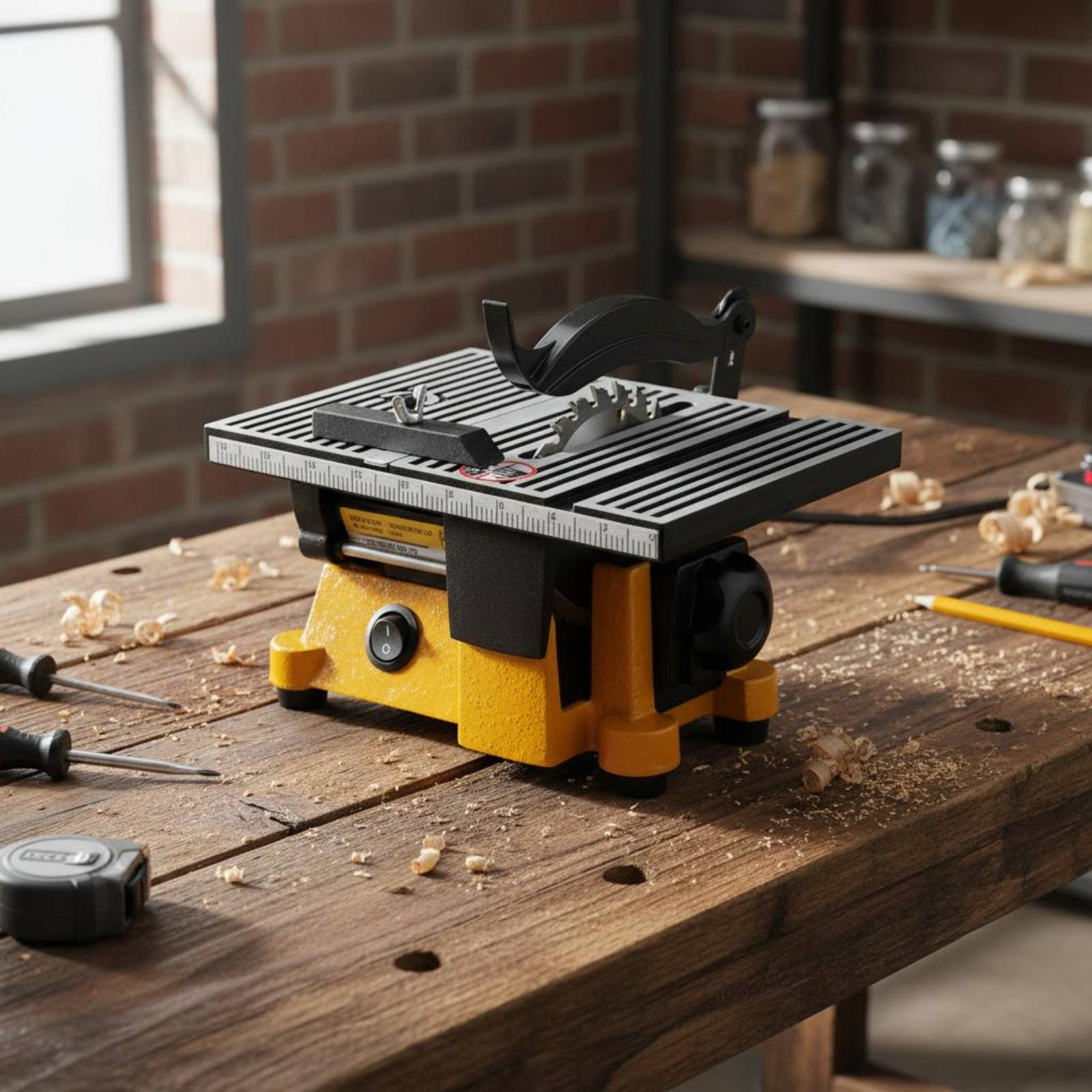Mini piła stołowa przenośna, m – Power Tools Diy recenzja i cena